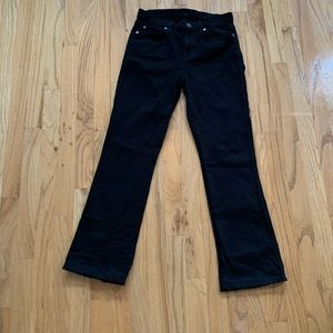 7 For All Mankind black Kimmie bootcut jeans 26/27